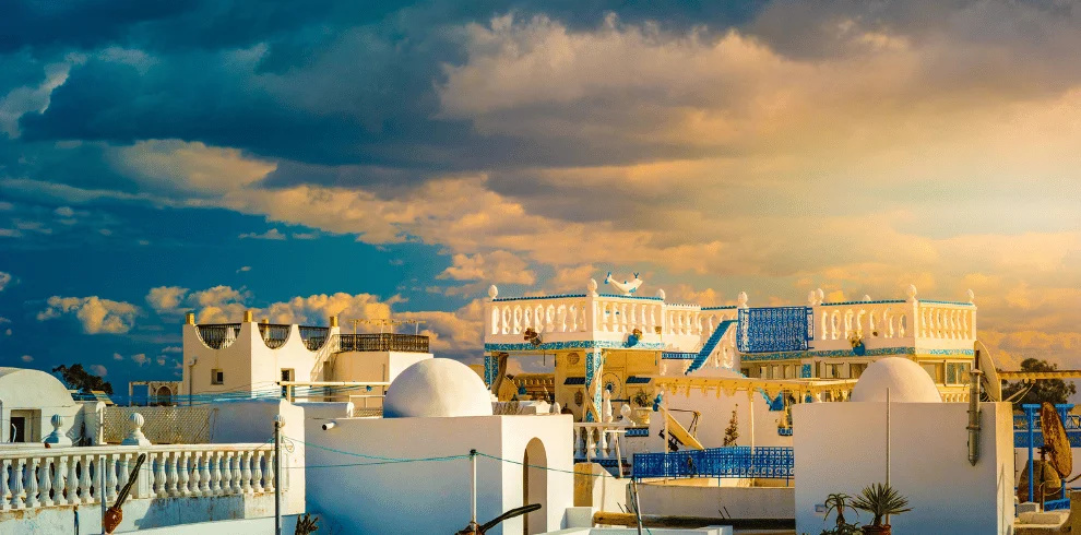 Explore vibrant market stalls in La Medina Tunis - A cultural journey with TravelFly.