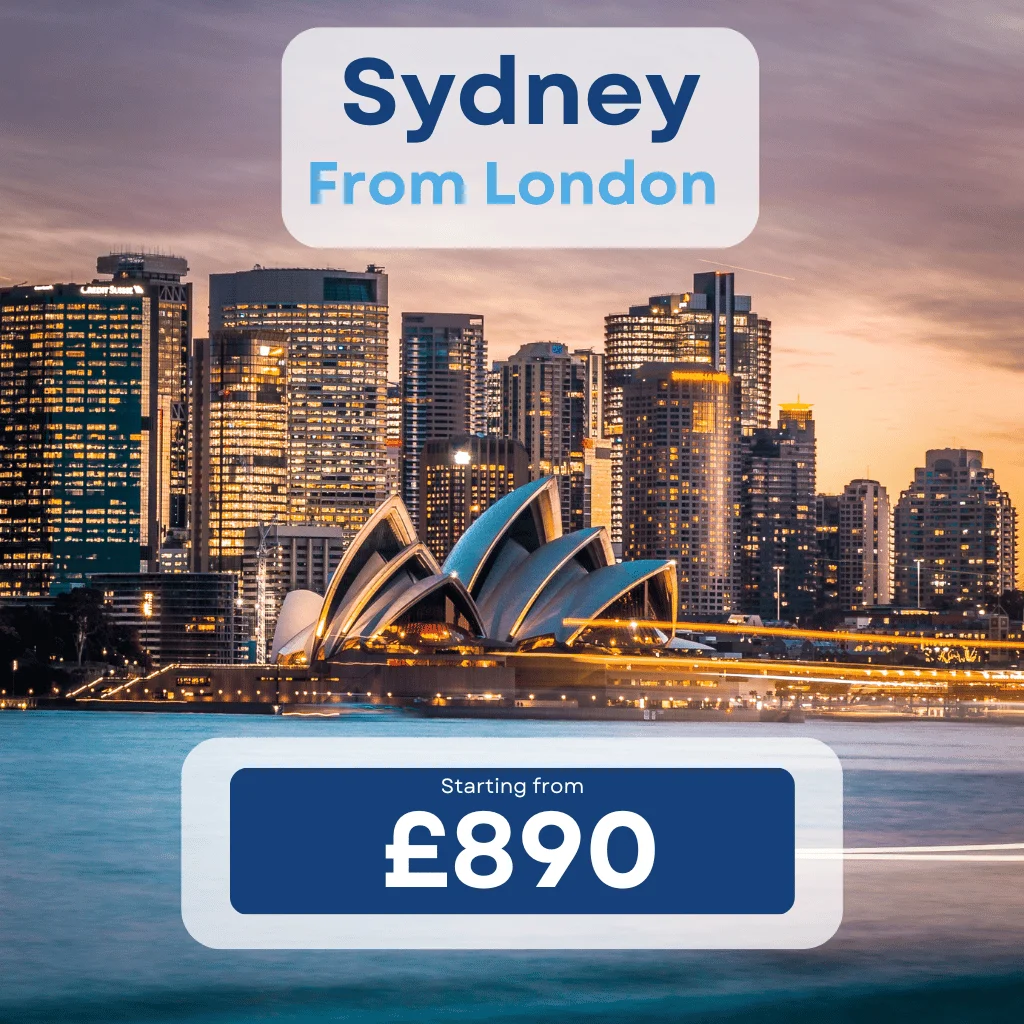 Sydney-Flight Deal-Iconic Harbor and Skyline Views.